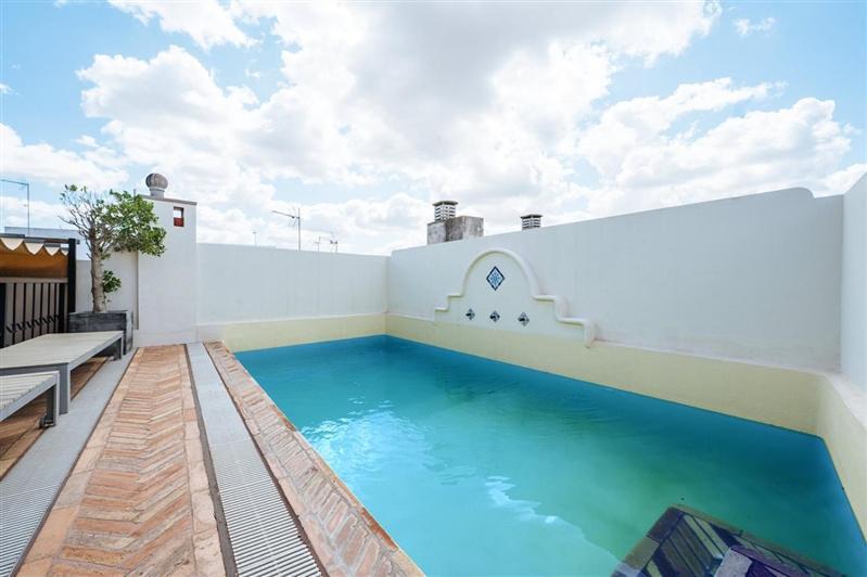 Casa Palacio Sxviii Con Piscina En Centro Historico De Sevilla 외부 사진